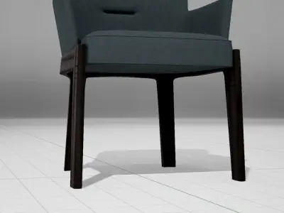 Molteni and C Chelsea Armchair UE4 Low-poly 3D model