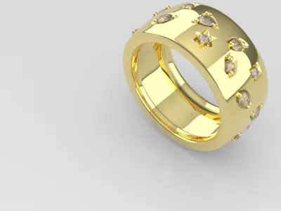 Pomellato ring 3D print model
