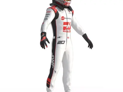 F1 Haas Suit 2023 3D model