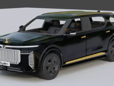 Vinfast Lac Hong 900LX Lachong Game Ready Low-poly 3D model