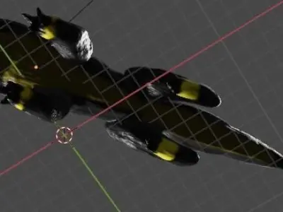 Salamander Dragon 3D model