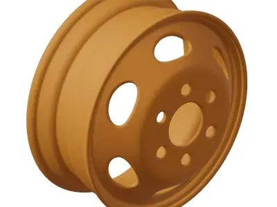 Plastic Truck Rim Toy 3D model