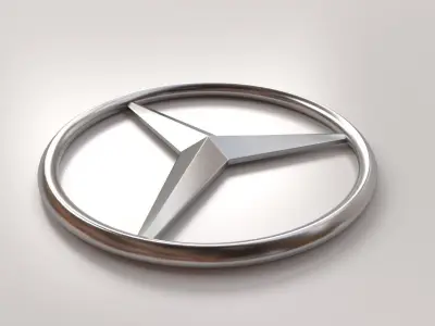 Mercedes Benz Logo 3D model