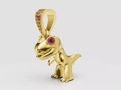 Dianasure Pendant 3D Printable 3D print model