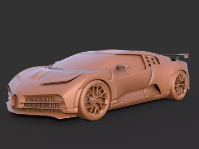 Bugatti Centodieci 3D print model