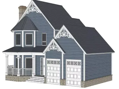 Victorian House 19 -Archimple LLC 3D model