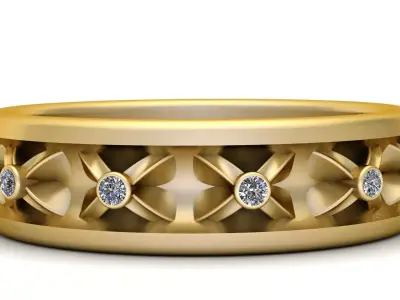 ROUND RING PANDANT 3D PRINTABLE MODAL  3D print model