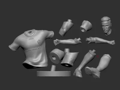 David Beckham 3D Printable 3D print model