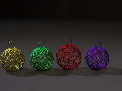 Christmas decoration ball 3D print model