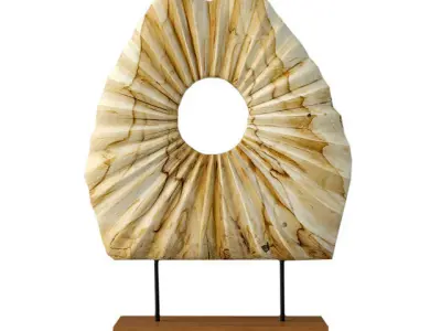 Decorative Teak Object  ZARA HOME 3D model