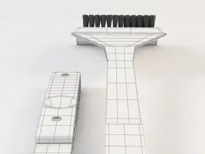 BBQ Grill Brush 3D model