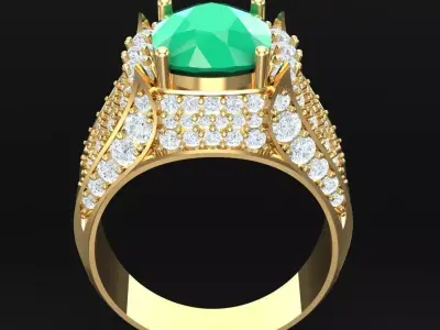 Luxury Men Rings Designs 5MR030 3D print model