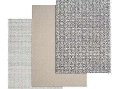 Rug Set 2084 3D model