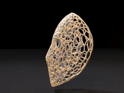 Hockey mask 3D print model