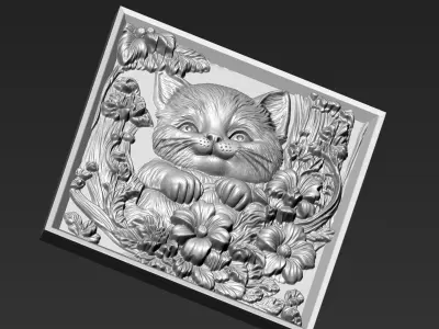 Cat A20 3D print model
