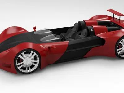 ferrari celeritas 3d model 3D model