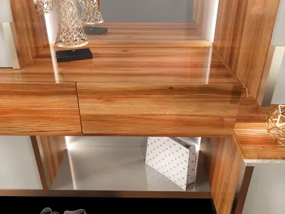 Wardrobe hallway composition set 01 3D model
