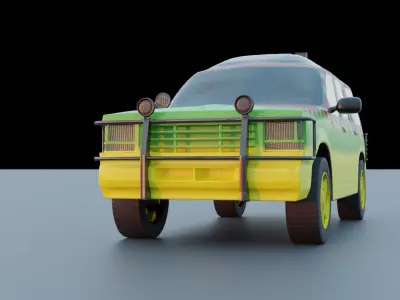  Jurassic Explorer XLT SUV offroad 3D model