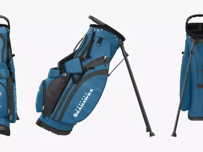 Golf Bag Seahawks 3D model