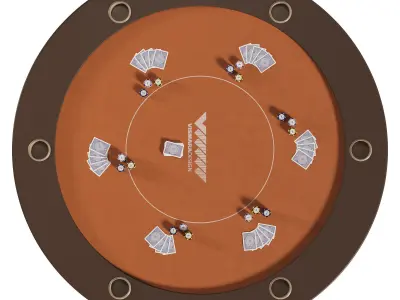 Shanghai Poker Table  3D model