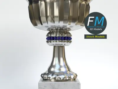 Small trophy cup 1 3D model