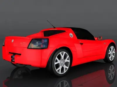 Vauxhall VX220 Low-poly 3D model