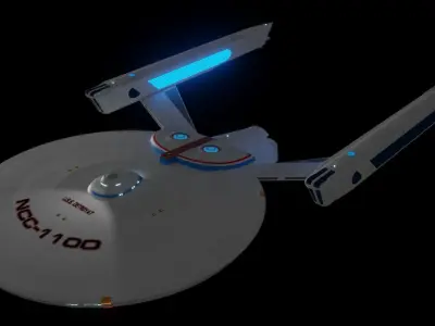 Detroyat-Class Destroyer TMP refit Free 3D model