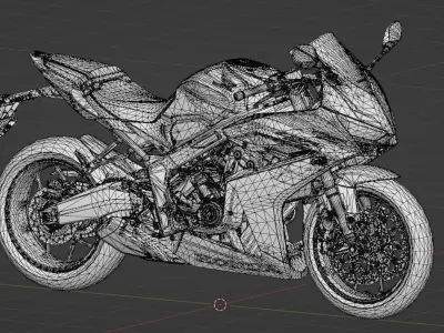 2024 Honda CBR 650 R 3D model