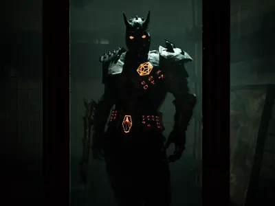 Undead 1 Low-poly 3D model