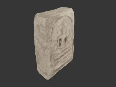  amulet antiques religion - Low Free low-poly 3D model