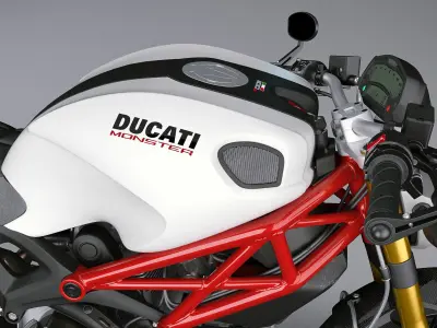 Ducati Monster 1100s 3D model
