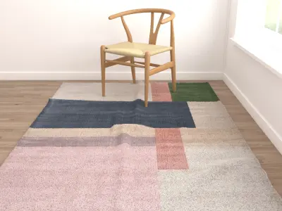 Rugs No 720 Low-poly 3D model