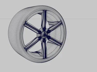 Wheel for Mitsubishi Montero 3D model