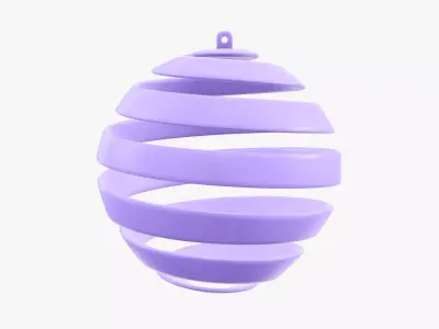 Christmas tree decoration toy 08 3D model