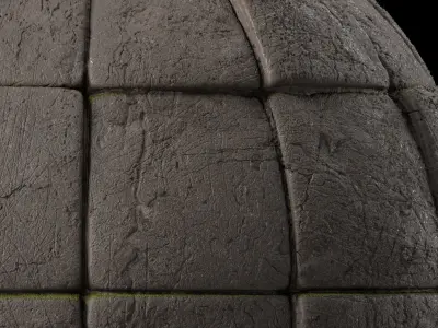 Stone Wall Materials 58- By Sbsar Pbr 4k Seamless Texture