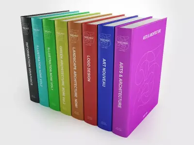 Taschen collection bts book set 3D model