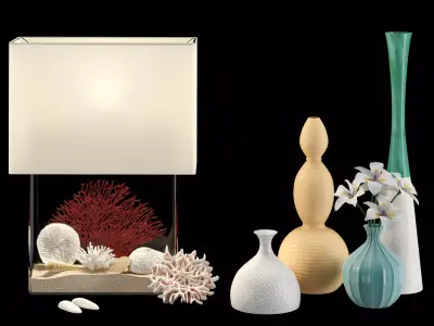 Marine Decorative Set 3D model