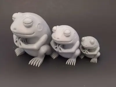 Toad Sage Statue Free 3D print model