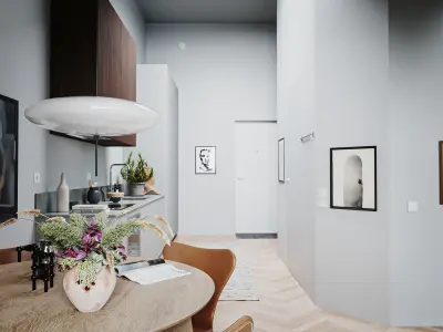 Attic Apartment for 3DSMax 3D model