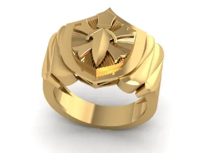 Mens ring Free 3D print model buy