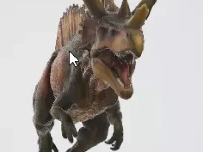 Prehistoric Dinosaur 3D Asset 3D model