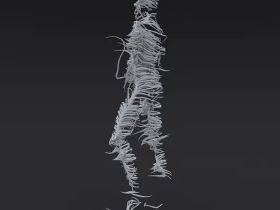 Abstract Hollow Spirit Character 3D model