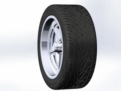 Custom wheels US Mags Wildcat for your scale model 3D print model