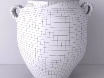 Terracotta Vase or Pot 3 3D model