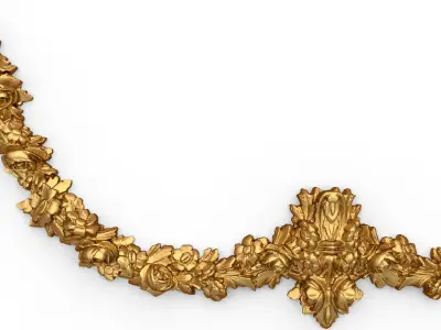 Classic decor ornament carved 21  3D model