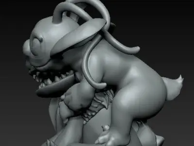 Lover Pink Blue 3D print model