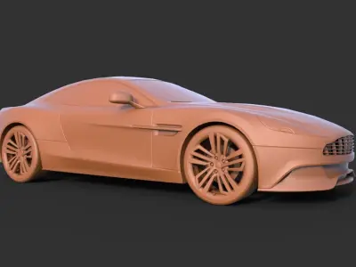 Aston Martin Vanquish 2013 3D print model