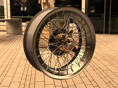 Mercedes-Benz  WHEEL PACKAGE Low-poly 3D model