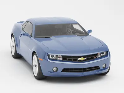 Chevrolet Camaro Car Low-poly 3D model