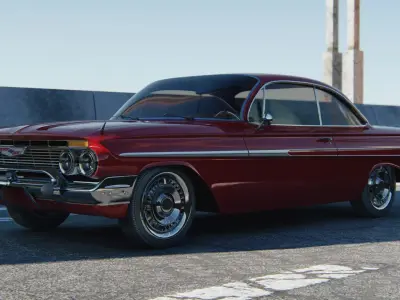 Chevrolet Impala 1961 3D model 3D model